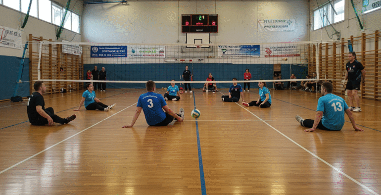 Siatkówka na siedząco – zasady, historia i organizacje