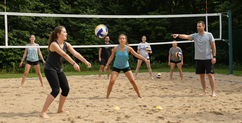Trening siatkówki dla początkujących – przewodnik
